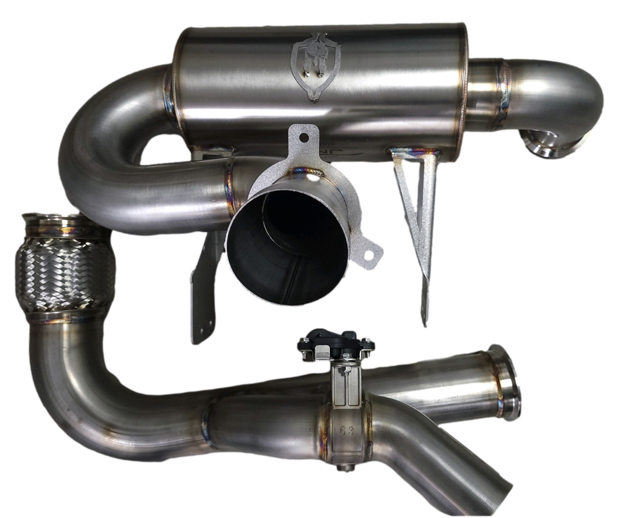 Ironclad Industries Can-Am X3 "Reaper" Valved Exhaust Non-Resonated