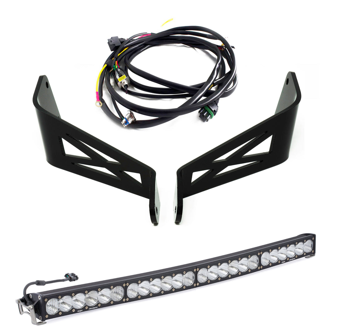 Baja Designs Rock Crawler Roof Mount Kit | 40" OnX6 Bar | Can-Am X3