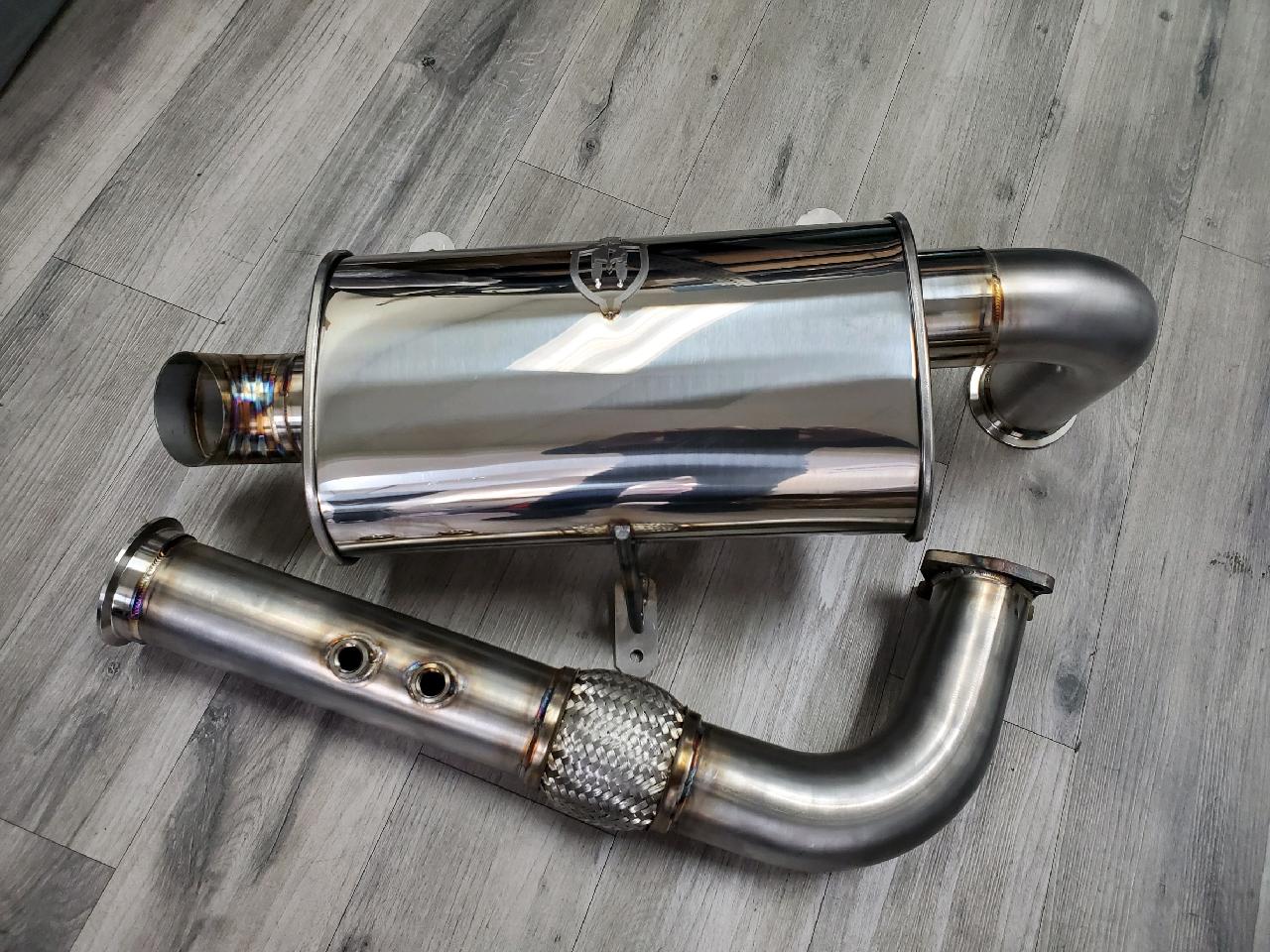 Ironclad Industries Polaris Turbo RZR Exhaust (without valve)