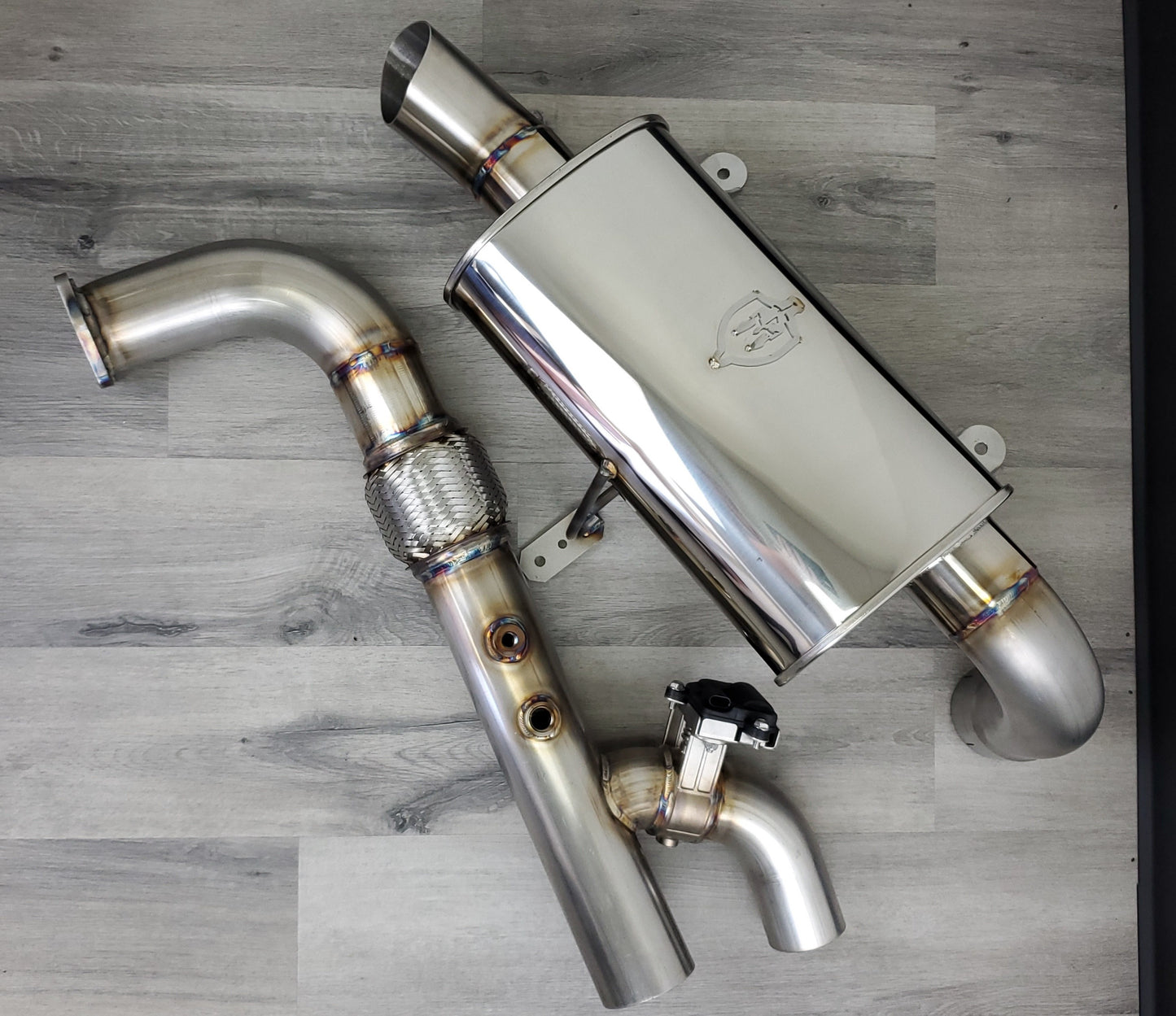 Turbo RZR Exhaust (Valved)