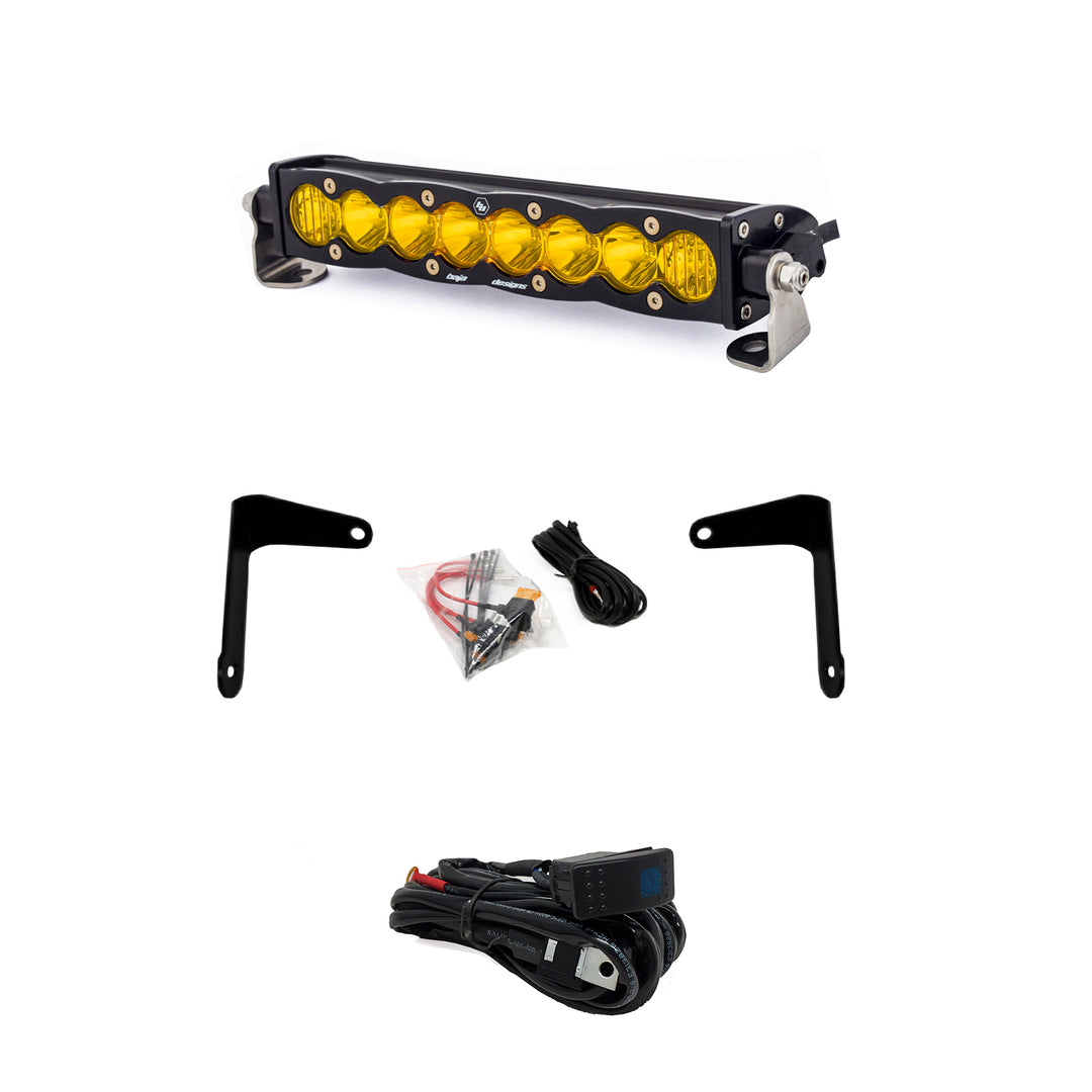 Baja Designs Can-Am X3, Shock Mount Kit w/10in S8 Light Bar, Amber