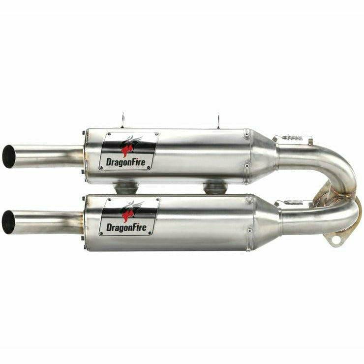 DragonFire Racing Polaris RZR Dual Slip-On Exhaust