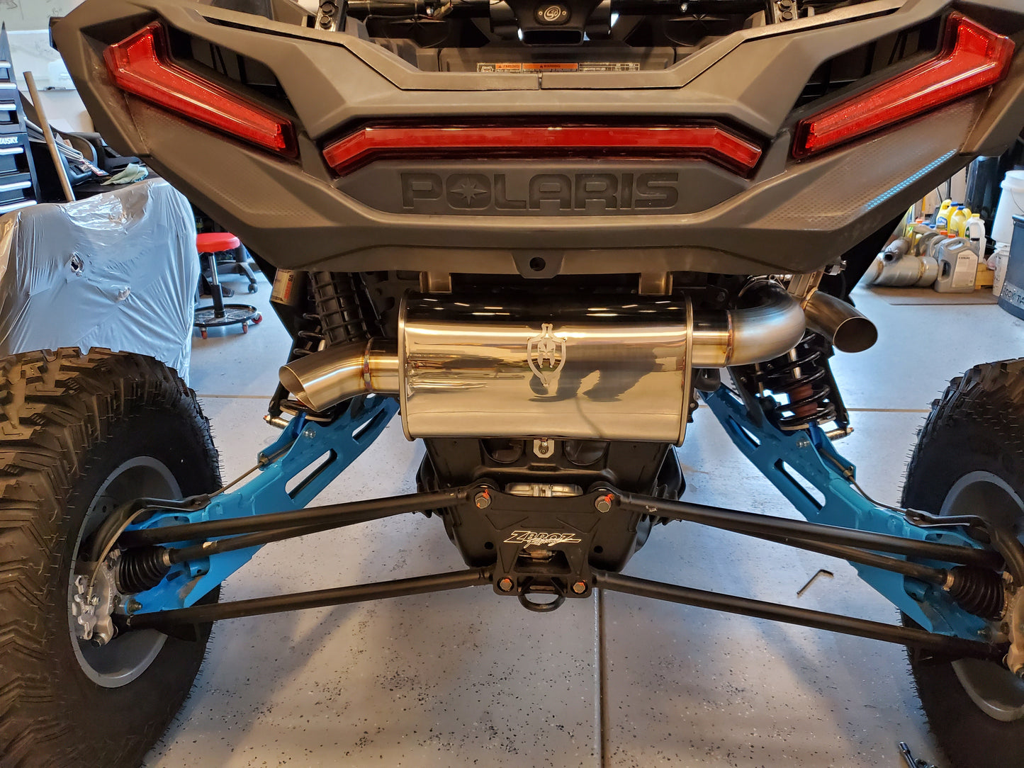 Turbo RZR Exhaust (Valved)