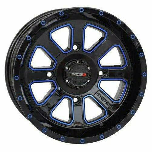 System 3 Off-Road ST-4 Wheel (Black/Blue)
