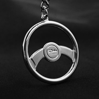 Billet Keychain - Metal Deceptive Steering Wheel