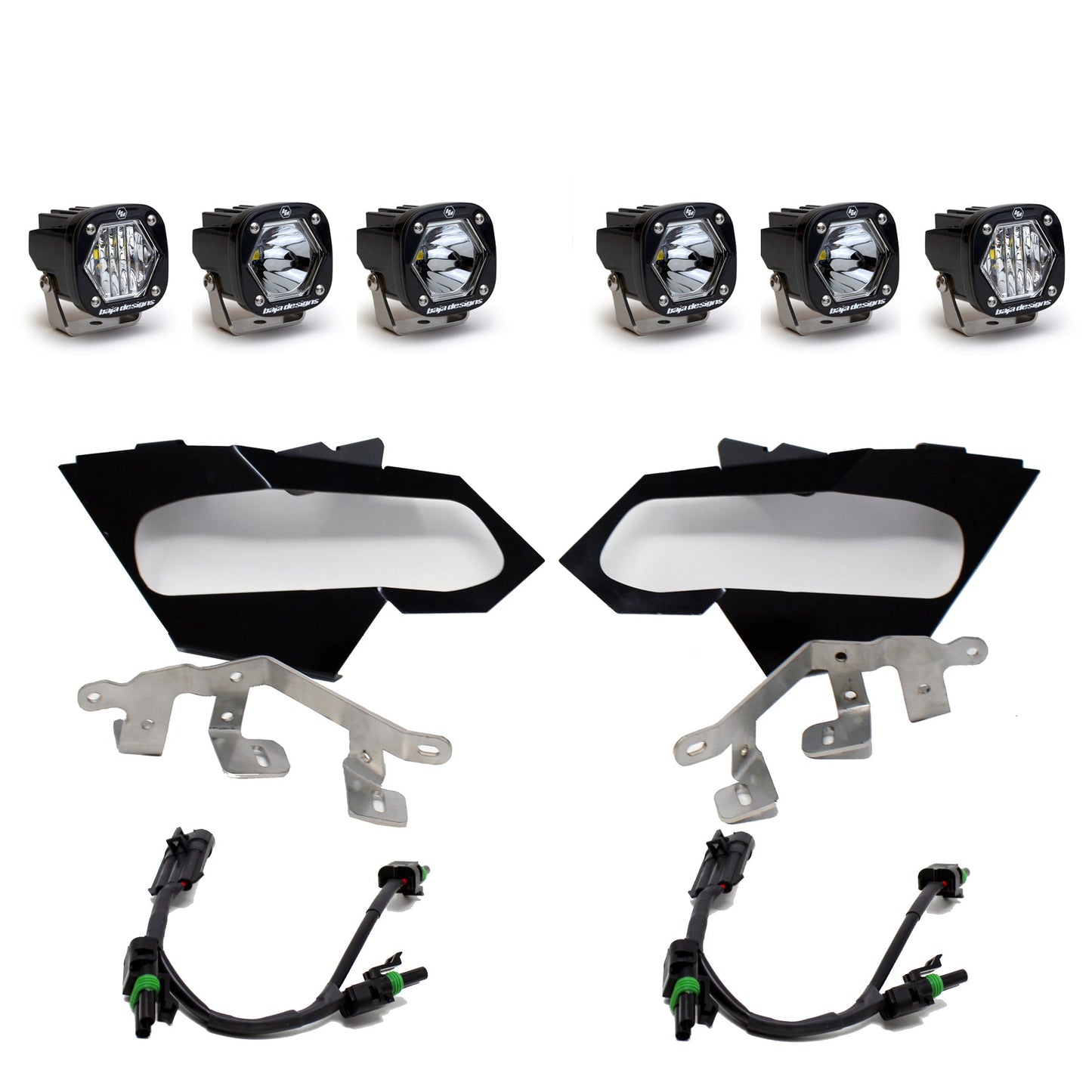 Baja Designs Laser Headlight Kit | Can-Am X3