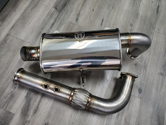Ironclad Industries Polaris Turbo RZR Exhaust (without valve)