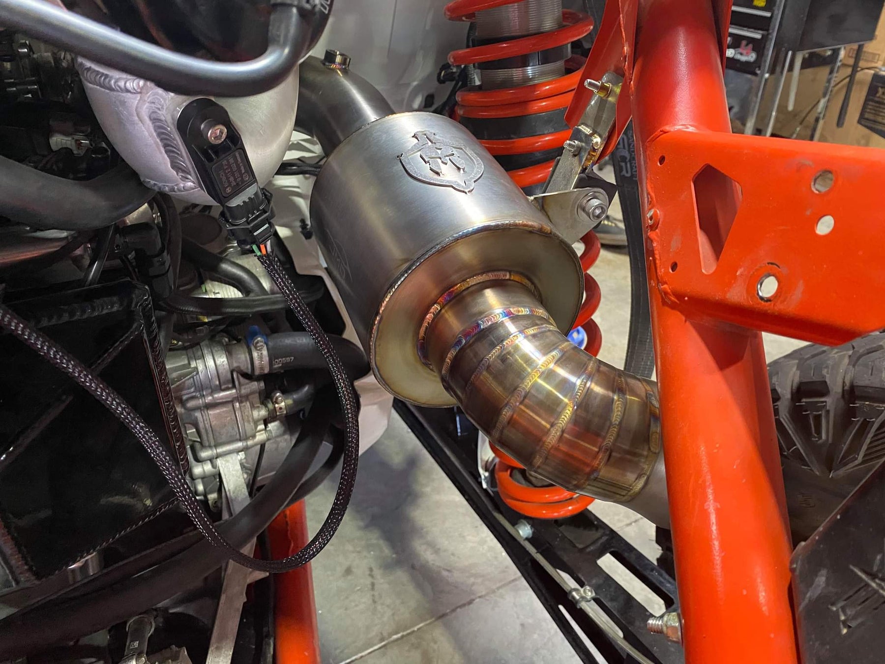 Ironclad Industries CanAm X3 "Mini" Muffler race exhaust