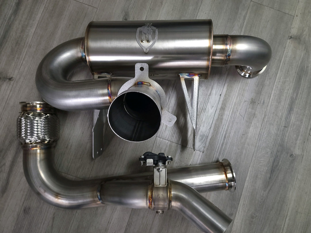 Ironclad Industries Can-Am X3 "Reaper" Valved Exhaust Non-Resonated