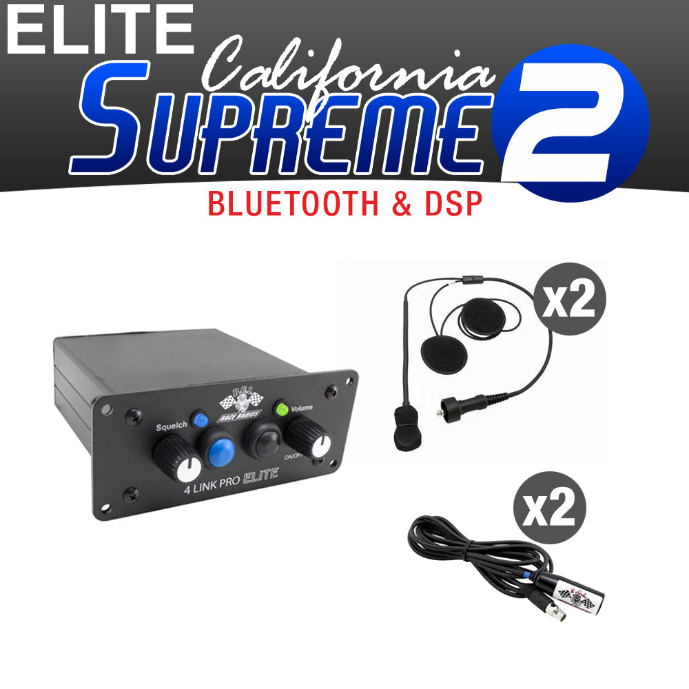 Elite California Supreme Package 2 Seat With Bluetooth and DSP