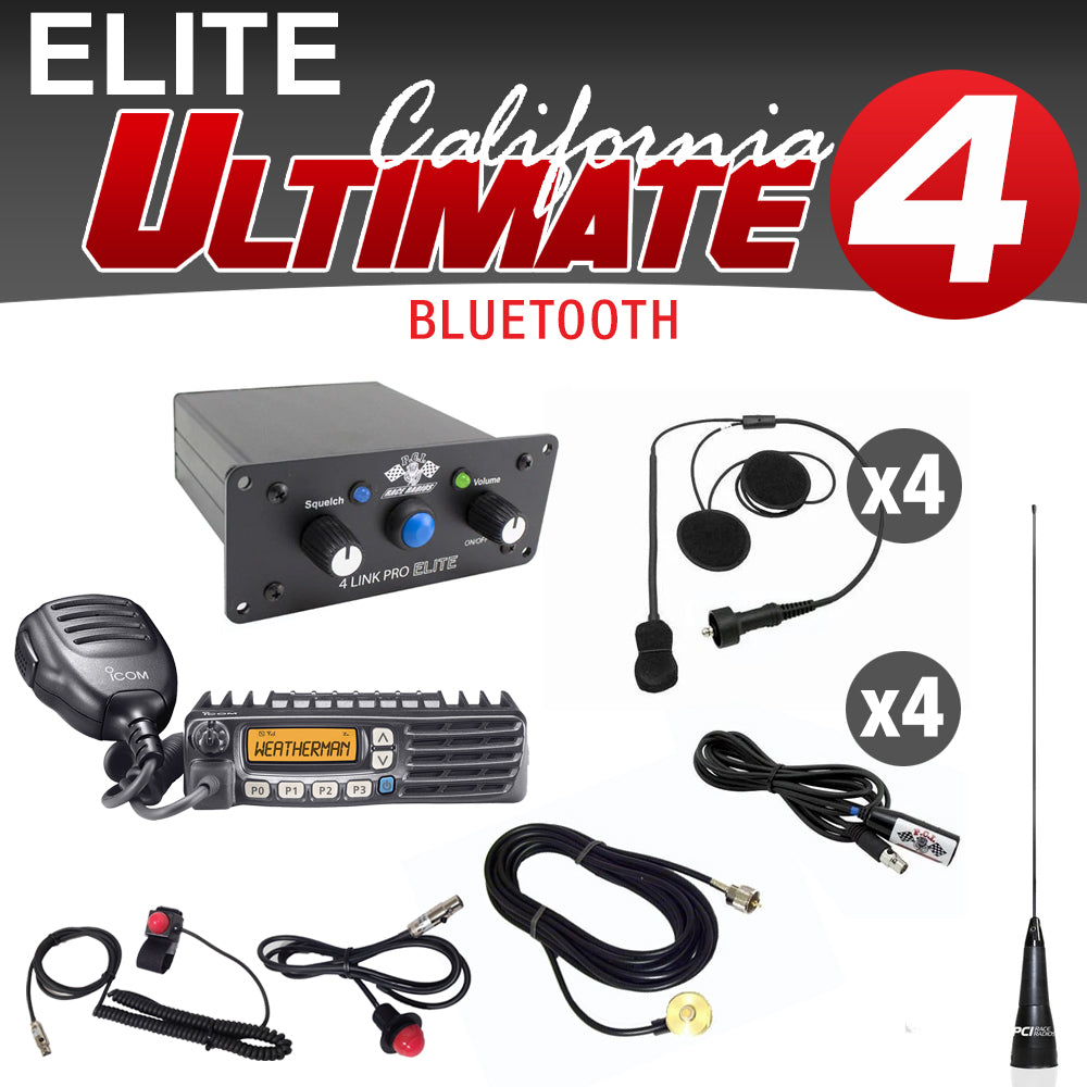 Elite California Ultimate Package 4 Seat With Bluetooth