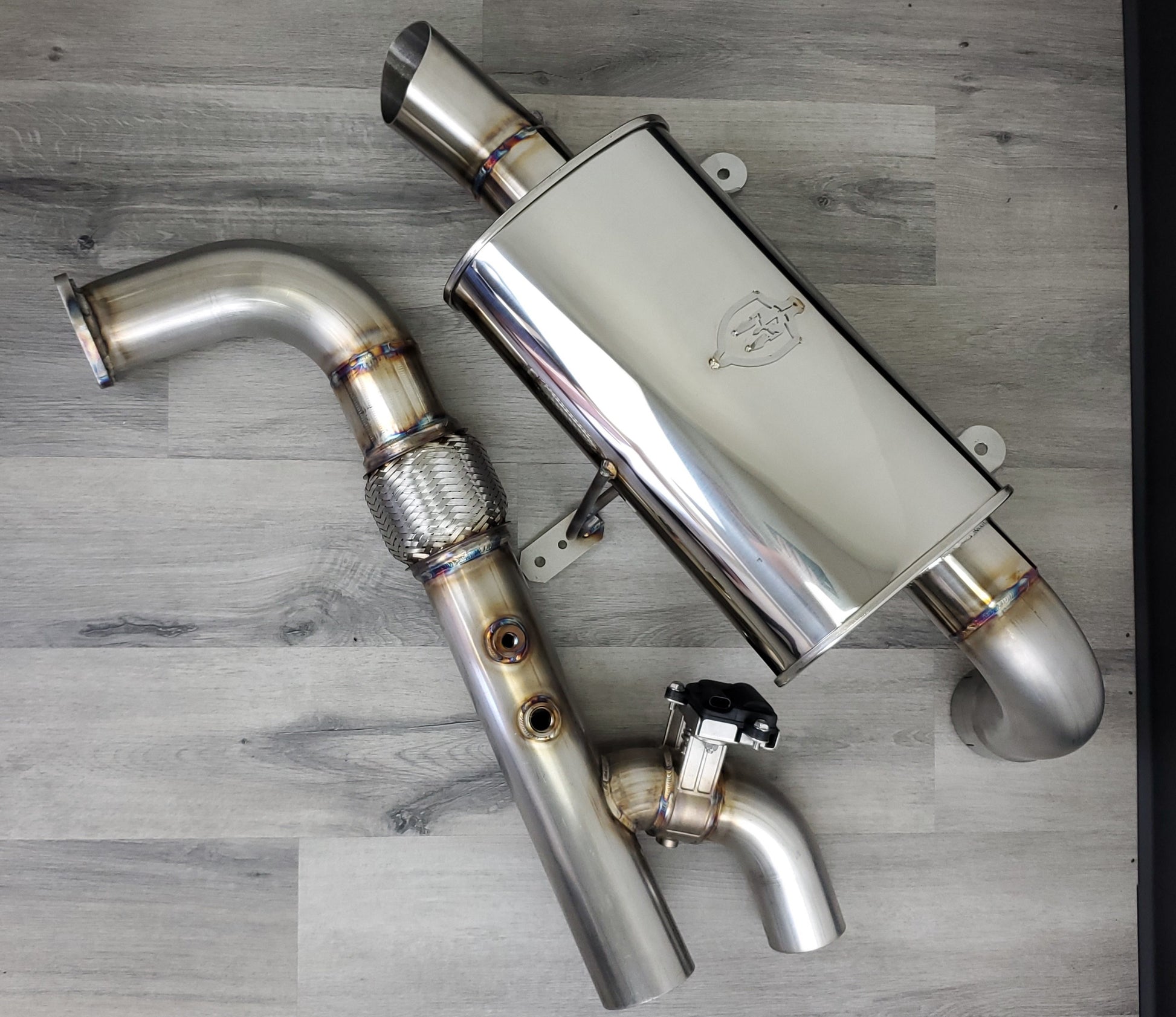Turbo RZR Exhaust (Valved)