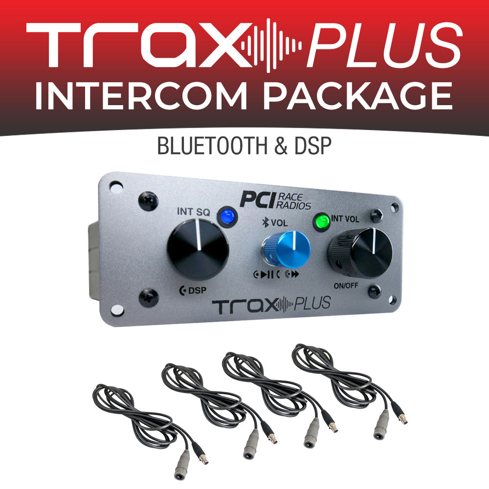 Trax Plus Intercom Package With Bluetooth and DSP 4 Seat