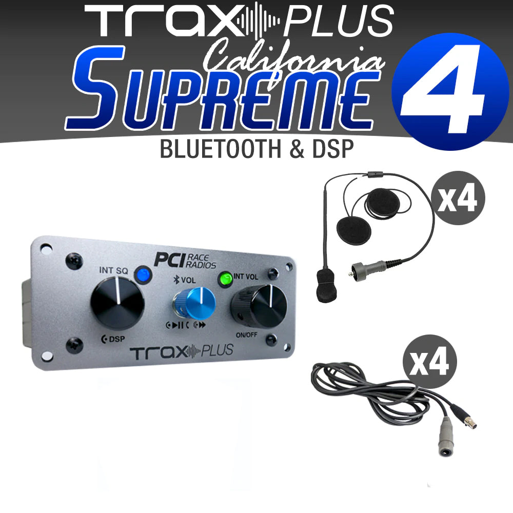Trax Plus California Supreme Package With Bluetooth and DSP 4 Seat