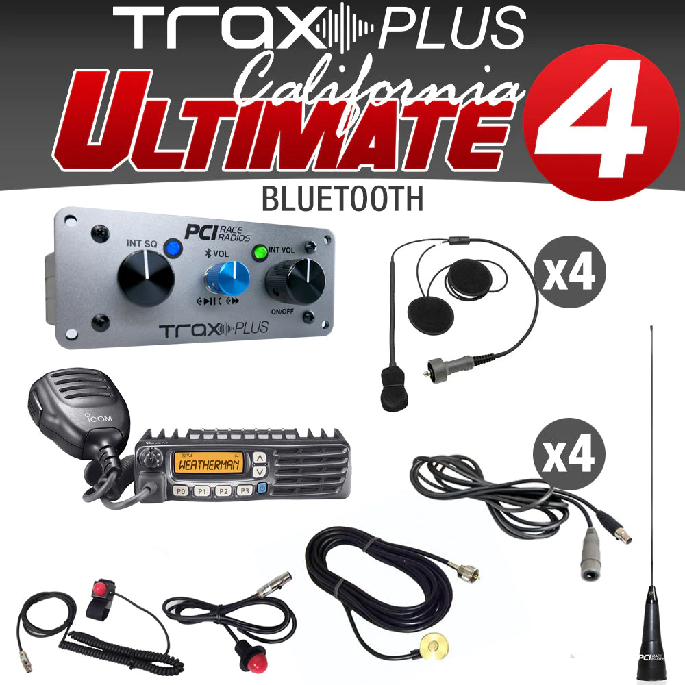 Trax Plus California Ultimate Package 4 Seat With Bluetoothj