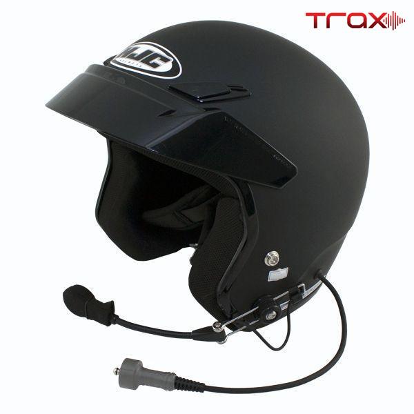 HJC CS-5N Open Face DOT Helmet With Trax Wired