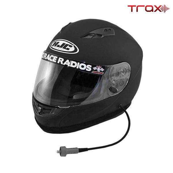 PCI HJC CS-R3 DOT Helmet - Black Trax Wired