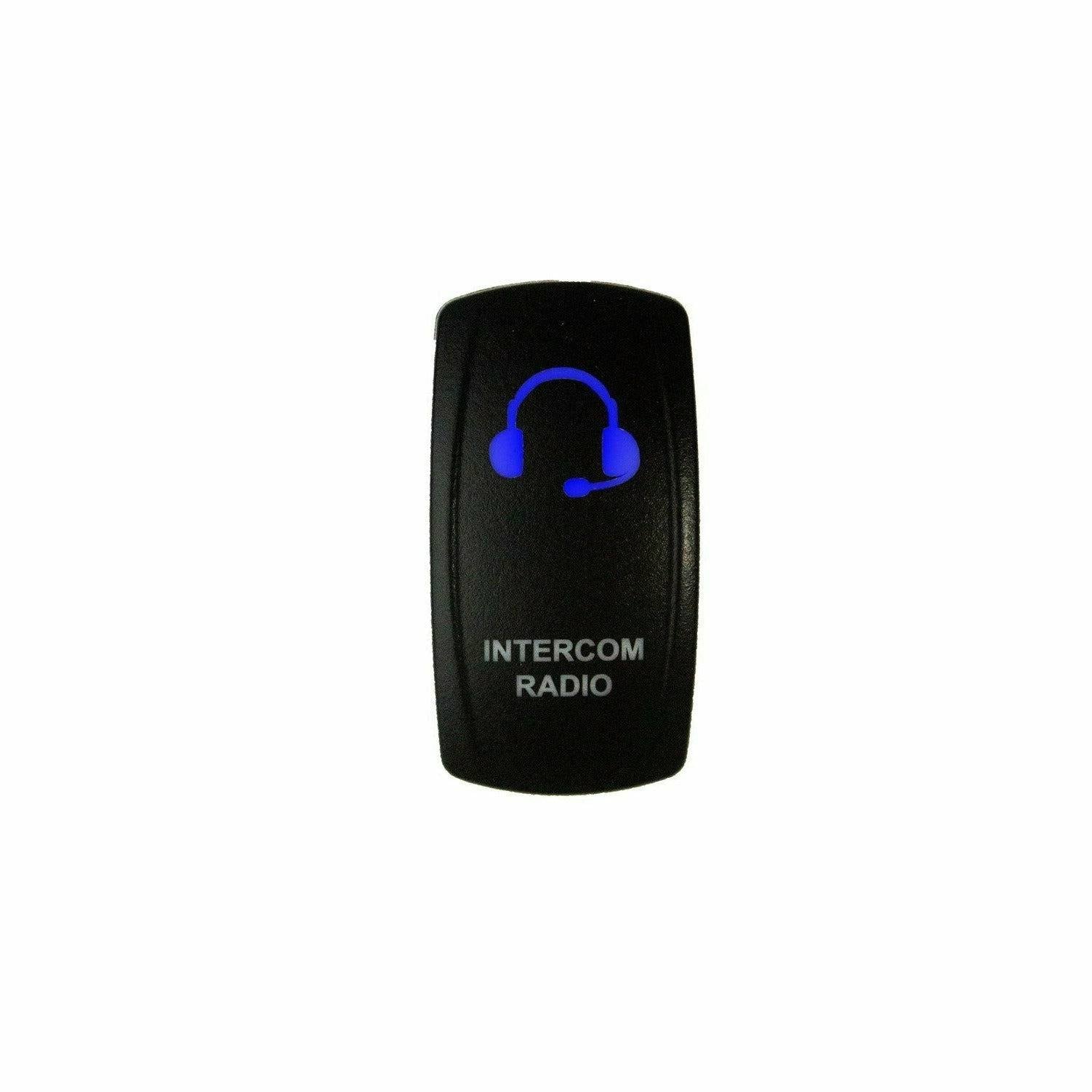 DragonFire Racing Laser-Etched Dual LED Intercom Radio On/Off Switch